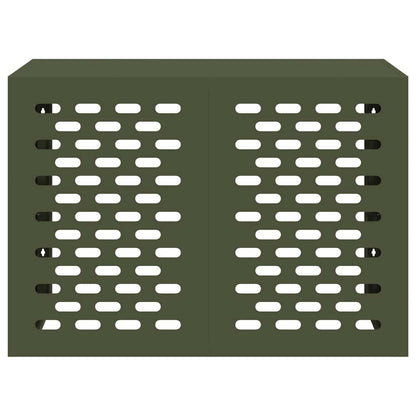 Air Conditioner Cover Olive green 100 x 50 x 70 cm Steel