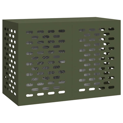 Air Conditioner Cover Olive green 100 x 50 x 70 cm Steel