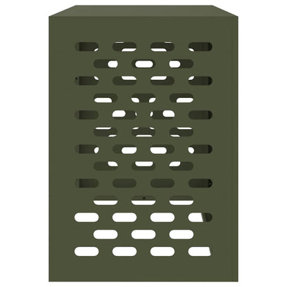 Air Conditioner Cover Olive green 100 x 50 x 70 cm Steel
