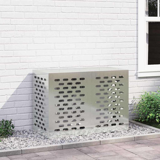 Air Conditioner Cover Silver 100 x 50 x 70 cm Galvanised Steel