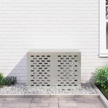 Air Conditioner Cover Silver 100 x 50 x 70 cm Galvanised Steel