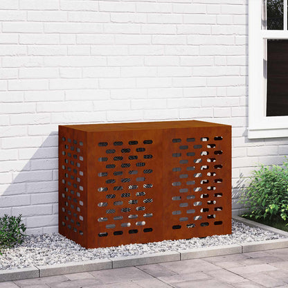 Air Conditioner Cover Rusty 100 x 50 x 70 cm Weathering Steel