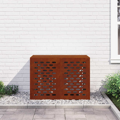 Air Conditioner Cover Rusty 100 x 50 x 70 cm Weathering Steel