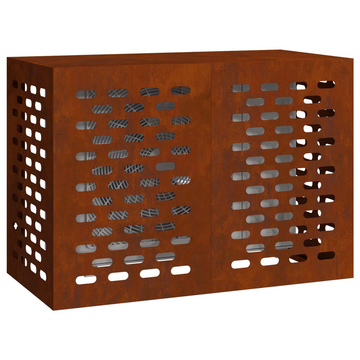 Air Conditioner Cover Rusty 100 x 50 x 70 cm Weathering Steel