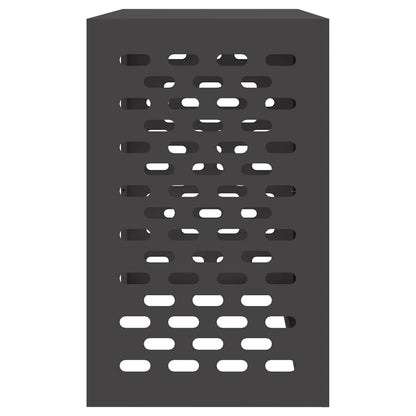 Air Conditioner Cover Black 110 x 50 x 80 cm Steel