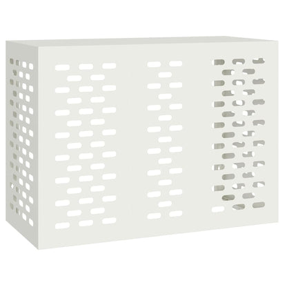 Air Conditioner Cover White 110 x 50 x 80 cm Steel