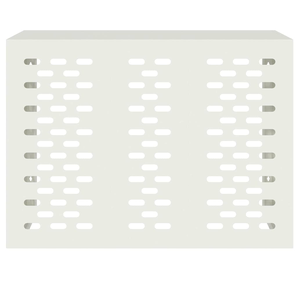 Air Conditioner Cover White 110 x 50 x 80 cm Steel