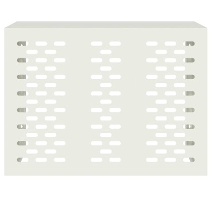 Air Conditioner Cover White 110 x 50 x 80 cm Steel