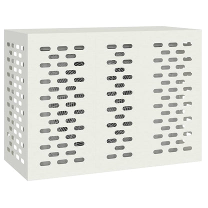 Air Conditioner Cover White 110 x 50 x 80 cm Steel