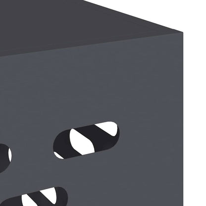 Air Conditioner Cover Anthracite 110 x 50 x 80 cm Steel