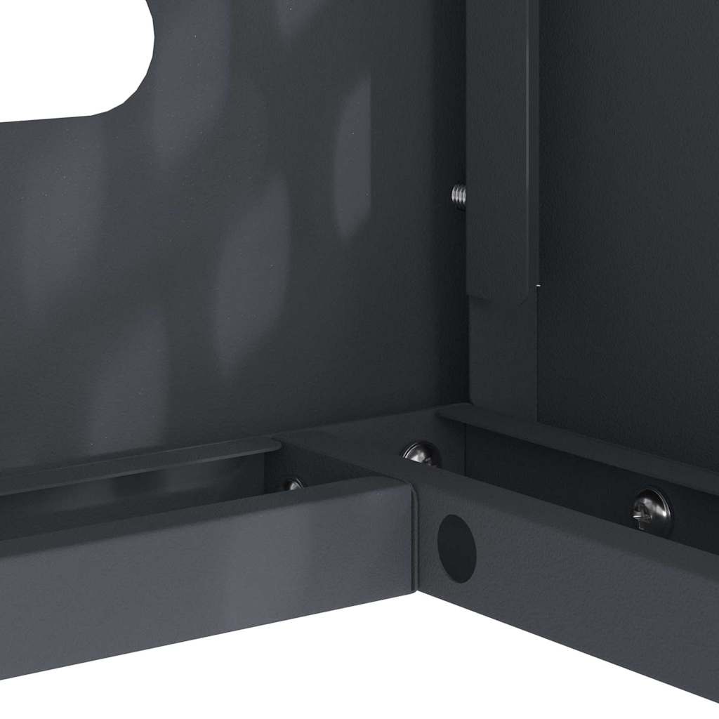 Air Conditioner Cover Anthracite 110 x 50 x 80 cm Steel