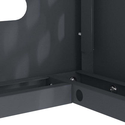 Air Conditioner Cover Anthracite 110 x 50 x 80 cm Steel