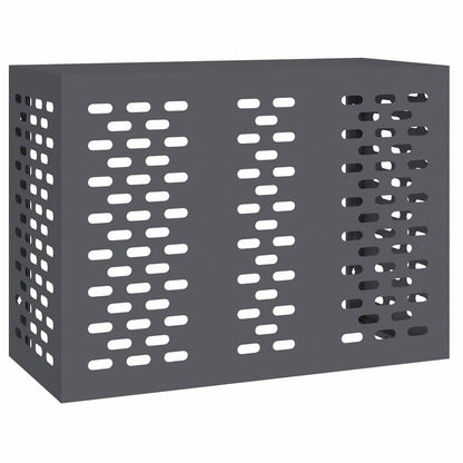 Air Conditioner Cover Anthracite 110 x 50 x 80 cm Steel