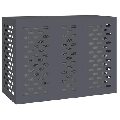 Air Conditioner Cover Anthracite 110 x 50 x 80 cm Steel