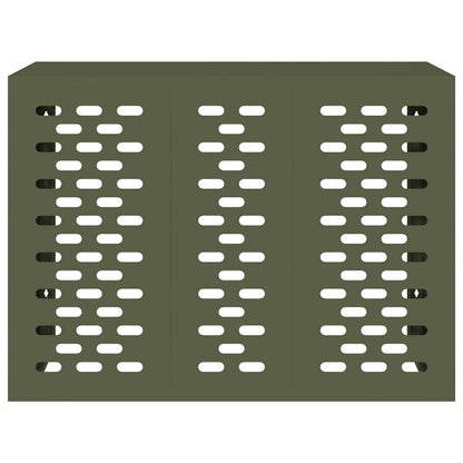 Air Conditioner Cover Olive green 110 x 50 x 80 cm Steel