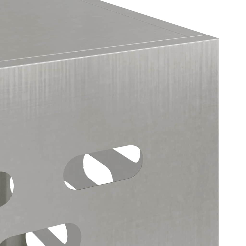 Air Conditioner Cover Silver 110 x 50 x 80 cm Stainless steel