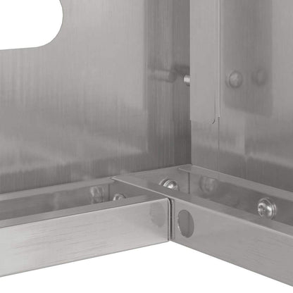 Air Conditioner Cover Silver 110 x 50 x 80 cm Stainless steel