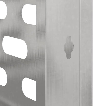 Air Conditioner Cover Silver 110 x 50 x 80 cm Stainless steel
