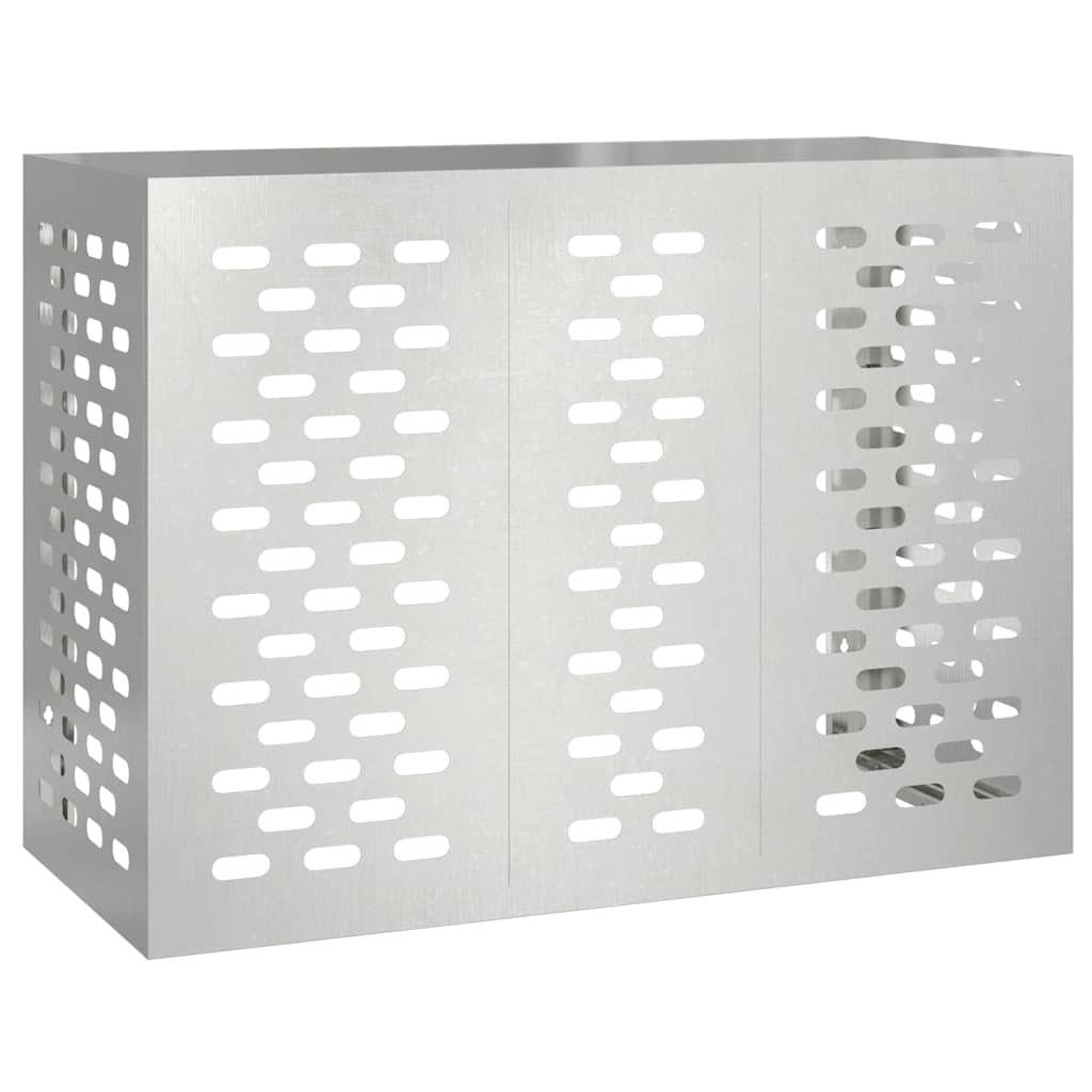 Air Conditioner Cover Silver 110 x 50 x 80 cm Stainless steel