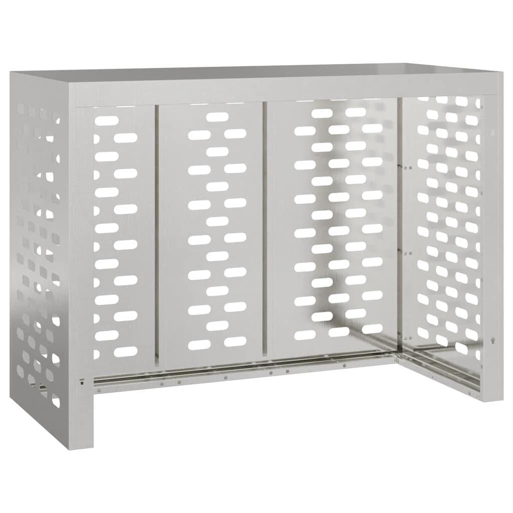 Air Conditioner Cover Silver 110 x 50 x 80 cm Stainless steel