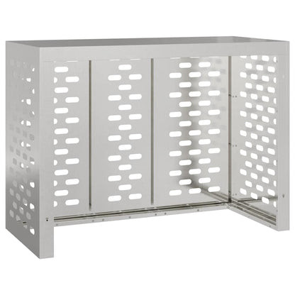 Air Conditioner Cover Silver 110 x 50 x 80 cm Stainless steel