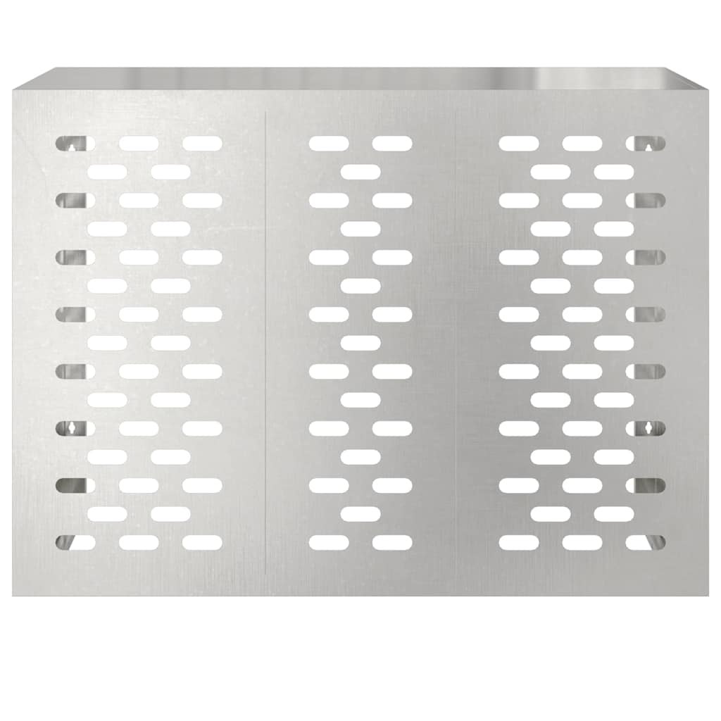 Air Conditioner Cover Silver 110 x 50 x 80 cm Stainless steel