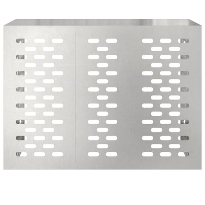 Air Conditioner Cover Silver 110 x 50 x 80 cm Stainless steel
