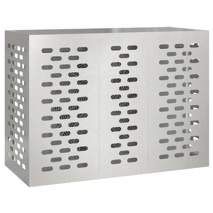 Air Conditioner Cover Silver 110 x 50 x 80 cm Stainless steel