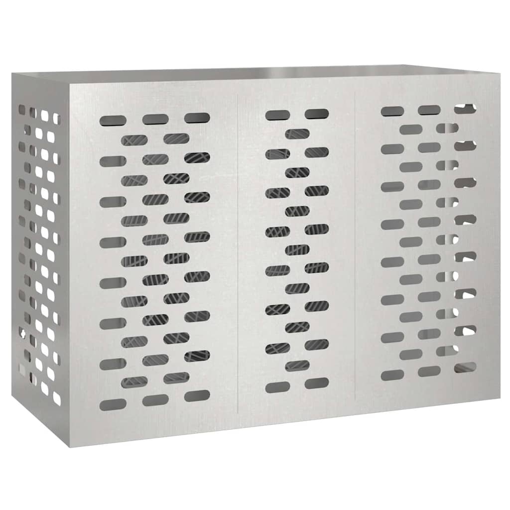 Air Conditioner Cover Silver 110 x 50 x 80 cm Stainless steel