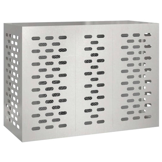 Air Conditioner Cover Silver 110 x 50 x 80 cm Stainless steel