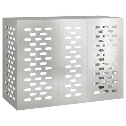 Air Conditioner Cover Silver 110 x 50 x 80 cm Galvanised Steel