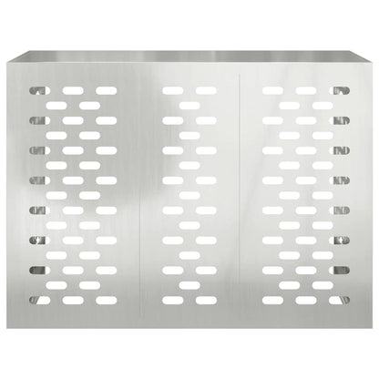 Air Conditioner Cover Silver 110 x 50 x 80 cm Galvanised Steel