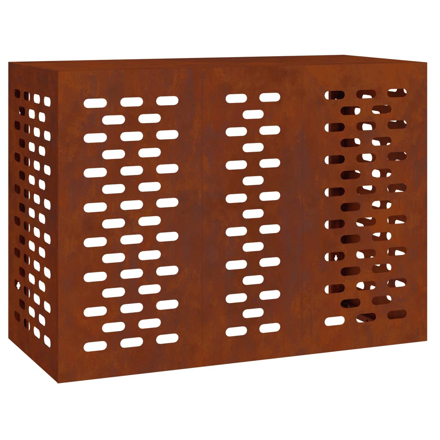 Air Conditioner Cover Rusty 110 x 50 x 80 cm Weathering Steel