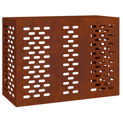 Air Conditioner Cover Rusty 110 x 50 x 80 cm Weathering Steel