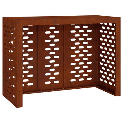 Air Conditioner Cover Rusty 110 x 50 x 80 cm Weathering Steel