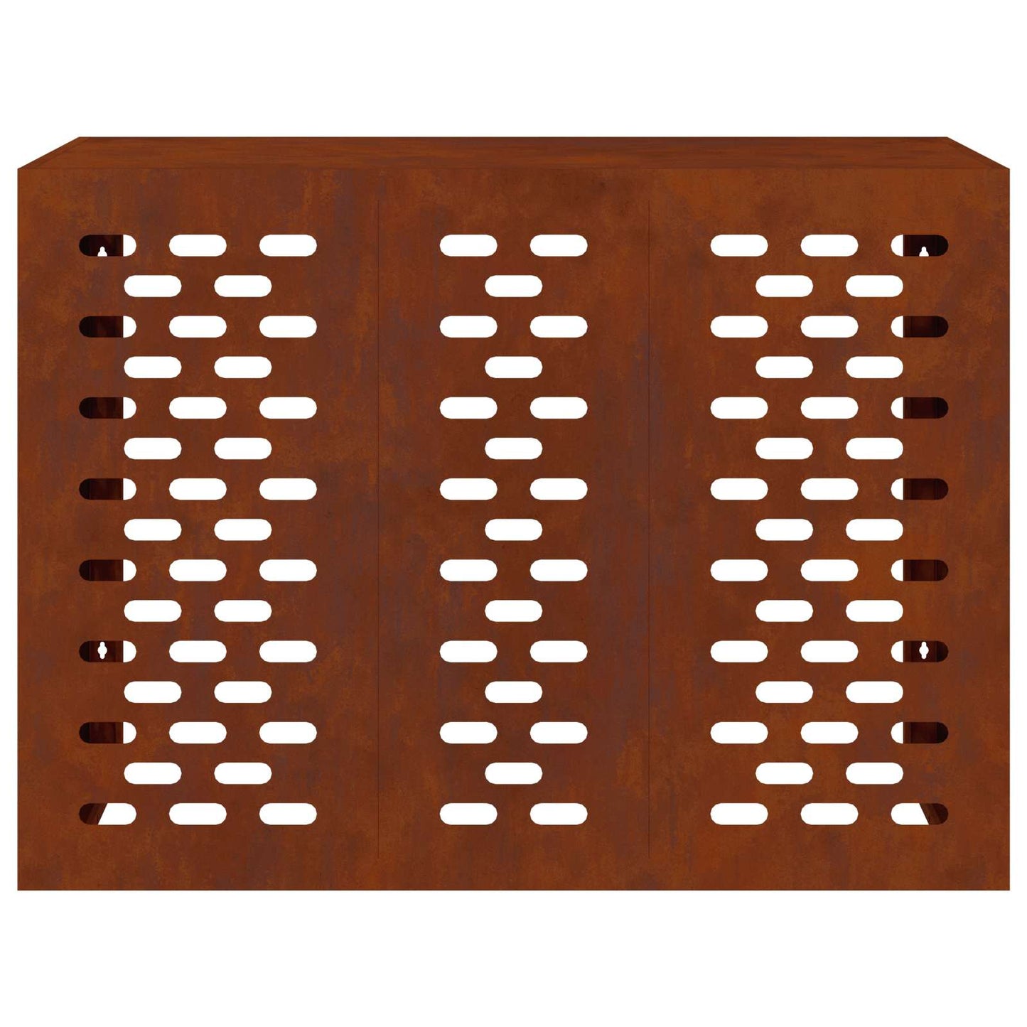 Air Conditioner Cover Rusty 110 x 50 x 80 cm Weathering Steel