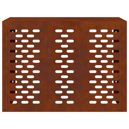 Air Conditioner Cover Rusty 110 x 50 x 80 cm Weathering Steel