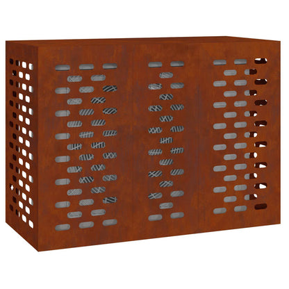 Air Conditioner Cover Rusty 110 x 50 x 80 cm Weathering Steel