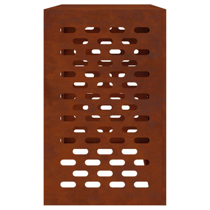 Air Conditioner Cover Rusty 110 x 50 x 80 cm Weathering Steel