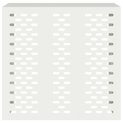 Air Conditioner Cover White 110 x 50 x 105 cm Steel