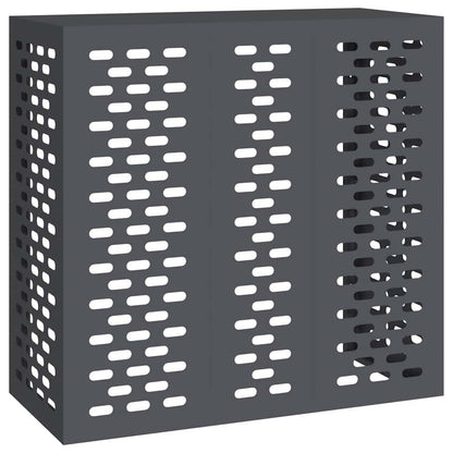 Air Conditioner Cover Anthracite 110 x 50 x 105 cm Steel