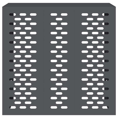 Air Conditioner Cover Anthracite 110 x 50 x 105 cm Steel