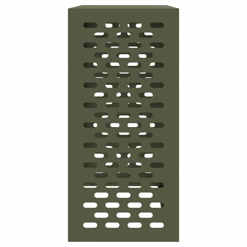Air Conditioner Cover Olive green 110 x 50 x 105 cm Steel