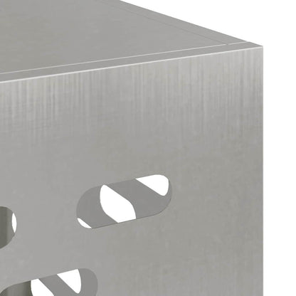 Air Conditioner Cover Silver 110 x 50 x 105 cm Stainless steel