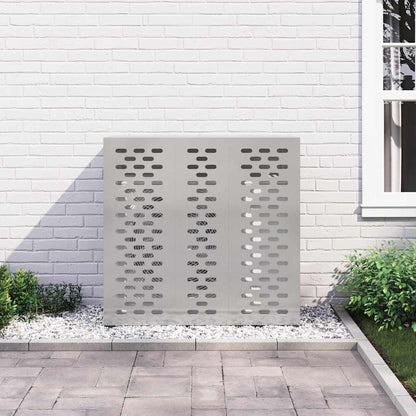 Air Conditioner Cover Silver 110 x 50 x 105 cm Stainless steel