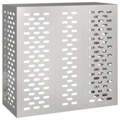 Air Conditioner Cover Silver 110 x 50 x 105 cm Stainless steel