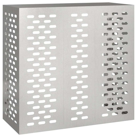 Air Conditioner Cover Silver 110 x 50 x 105 cm Stainless steel