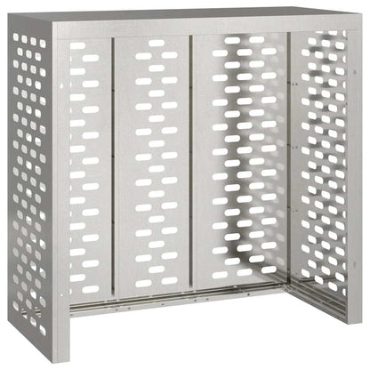 Air Conditioner Cover Silver 110 x 50 x 105 cm Stainless steel
