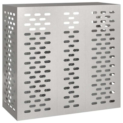 Air Conditioner Cover Silver 110 x 50 x 105 cm Stainless steel