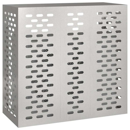 Air Conditioner Cover Silver 110 x 50 x 105 cm Stainless steel
